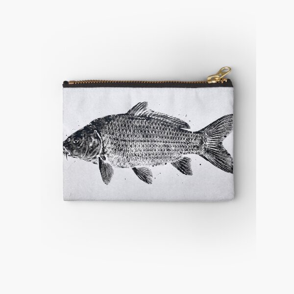 Item preview, Gyotaku Carp Fish Print - Japanese Sumi-e Art III designed and sold by Yaremchuk.