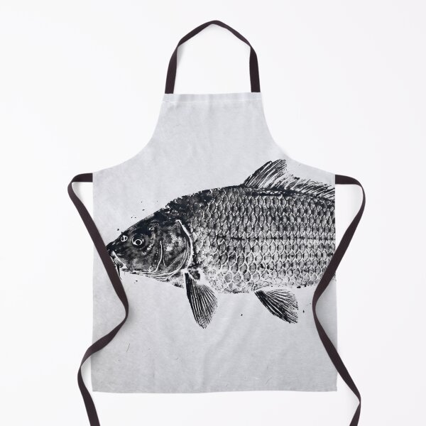 Item preview, Gyotaku Carp Fish Print - Japanese Sumi-e Art III designed and sold by Yaremchuk.
