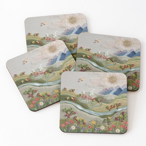 Item preview, Among the hills,style quilling. designed and sold by elegantpaterns.