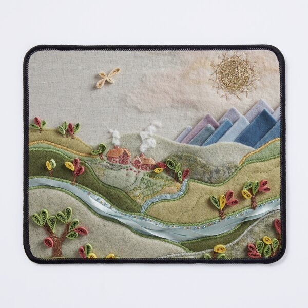 Item preview, Among the hills,style quilling. designed and sold by elegantpaterns.