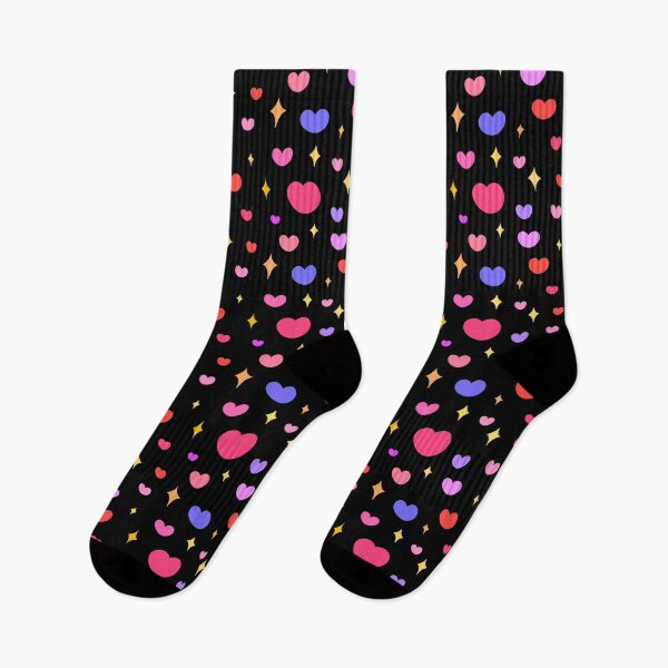 Item preview, Colorful Hearts and Sparkles Cute Aesthetic Pattern designed and sold by ubborn.