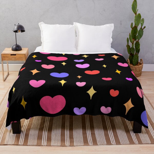 Item preview, Colorful Hearts and Sparkles Cute Aesthetic Pattern designed and sold by ubborn.