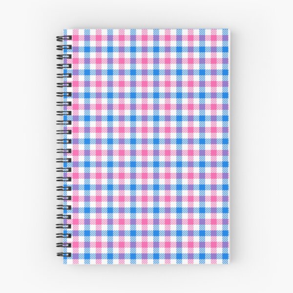 Item preview, Pink And Blue Gingham Check White  designed and sold by PatternTitan.