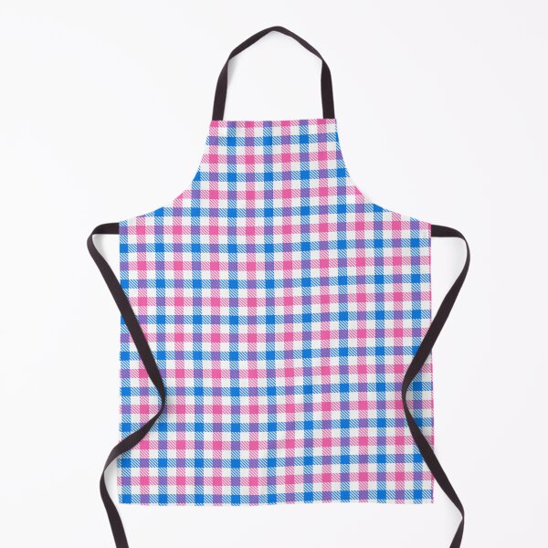 Item preview, Pink And Blue Gingham Check White designed and sold by PatternTitan.