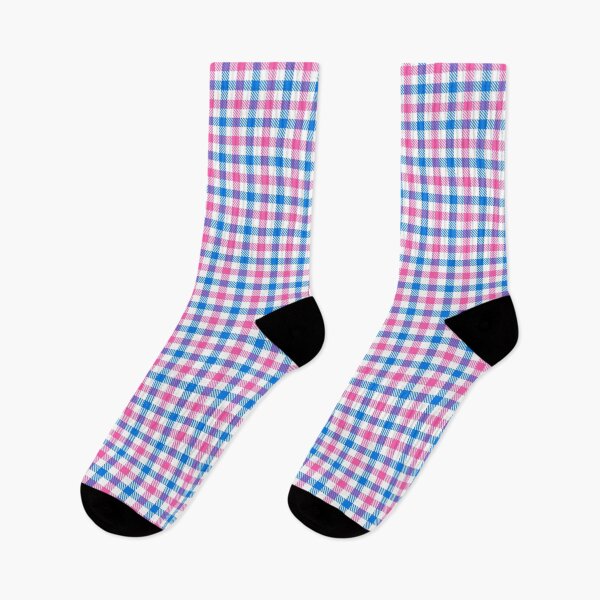 Item preview, Pink And Blue Gingham Check White  designed and sold by PatternTitan.