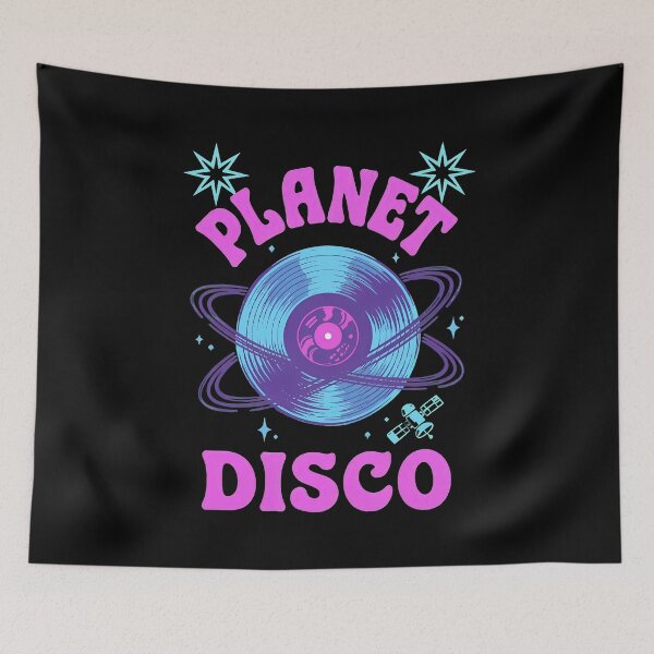 Item preview, Planets Discos Vinyls Space Groovy  designed and sold by NoanVasseur.