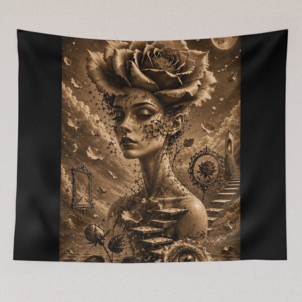 Item preview, Surreal sepia rose — timeless dream designed and sold by Axokris.