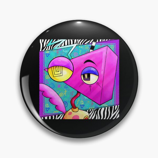Item preview, Whimsical Pink Character with Retro Background designed and sold by Baby-Care.