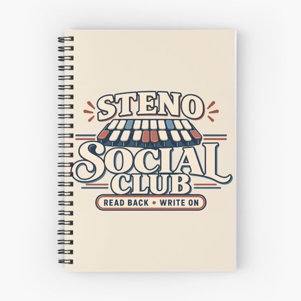 Item preview, Steno Social Club Shirt – Court Reporter & Stenographer Design designed and sold by astersgraphics.