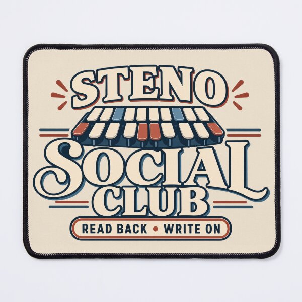 Item preview, Steno Social Club Shirt – Court Reporter & Stenographer Design designed and sold by astersgraphics.