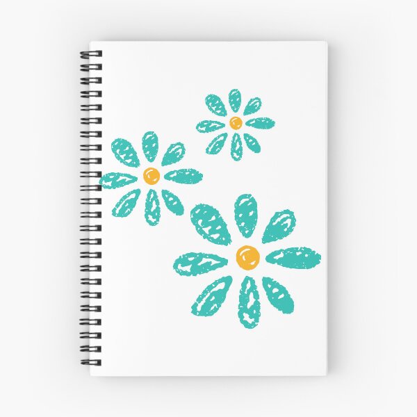 Item preview, Kindergarten Cute Doodle Art | Blue  Daisy Flower Scribbles  designed and sold by LightPrints.