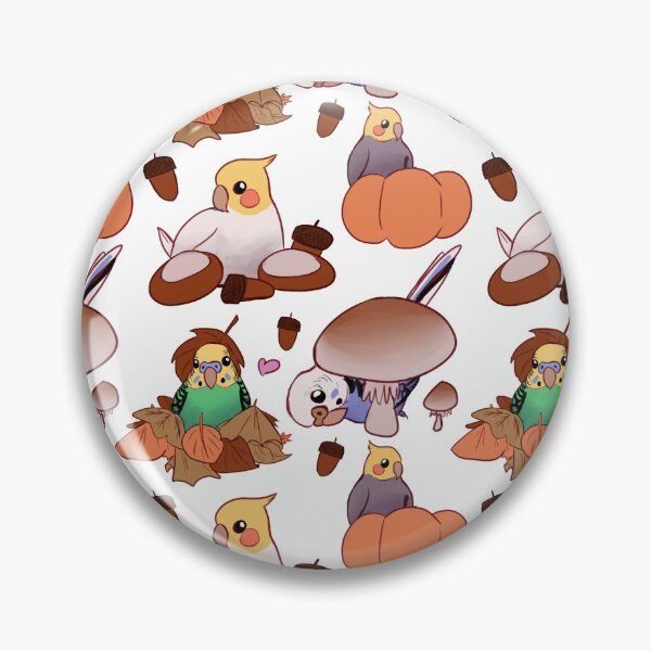 Item preview, Autumn Budgies & Cockatiels designed and sold by EllenorMererid.
