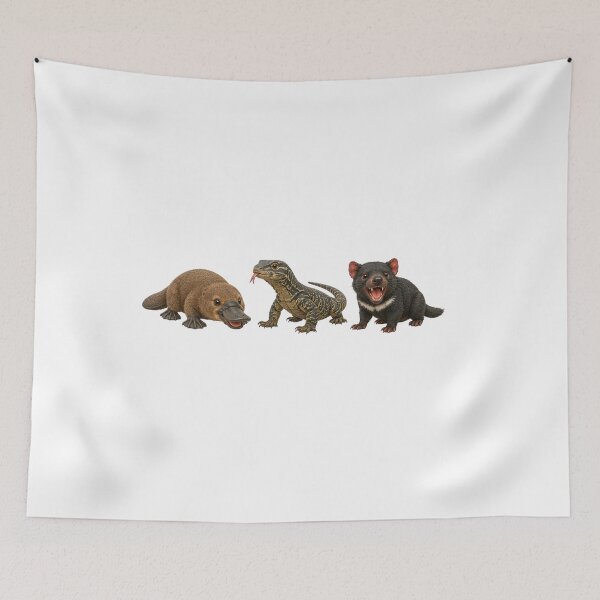 Item preview,   Australian  Outback Animal Friends designed and sold by BRETT'S ART STUDIO.