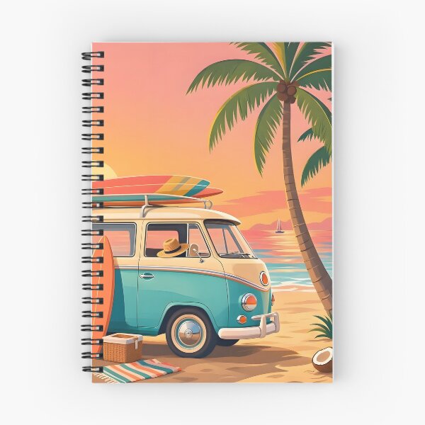 Item preview, Vintage Surf Van Tropical Beach Sunset designed and sold by Herodestroyer.