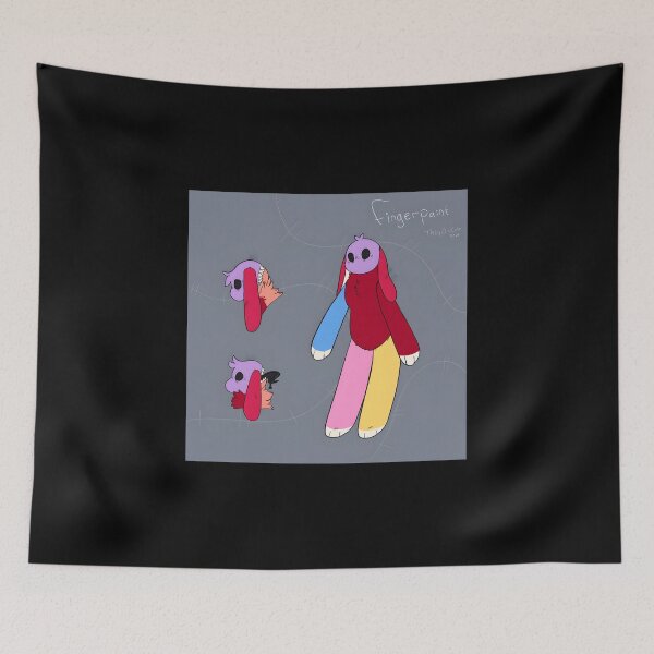 Item preview, Colorful Character Fingerpaint Illustration designed and sold by Baby-Care.
