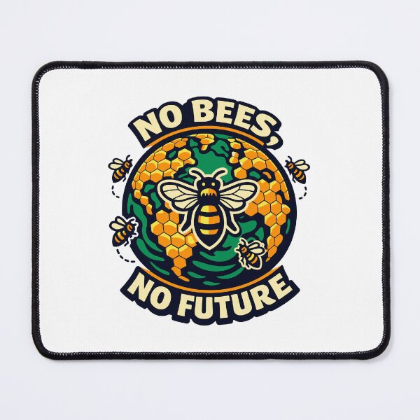 Item preview, No Bees No Future Bee Conservation Earth designed and sold by Nuvoro Eco Awareness.