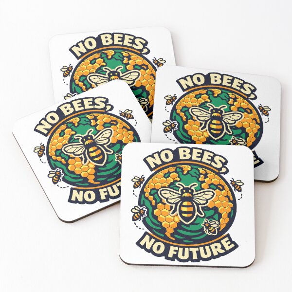 Item preview, No Bees No Future Bee Conservation Earth designed and sold by Nuvoro Eco Awareness.