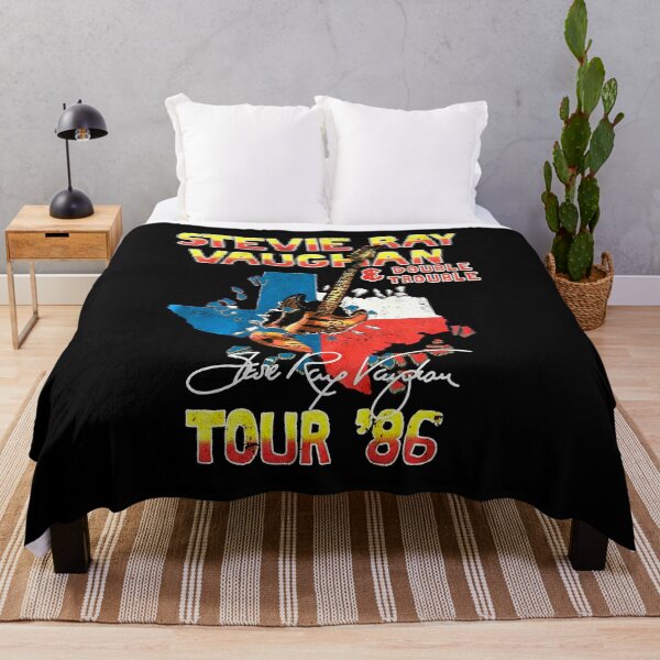 Item preview, Vintage Stevie Ray Vaughan Tour 86 designed and sold by JewellMcChesney.