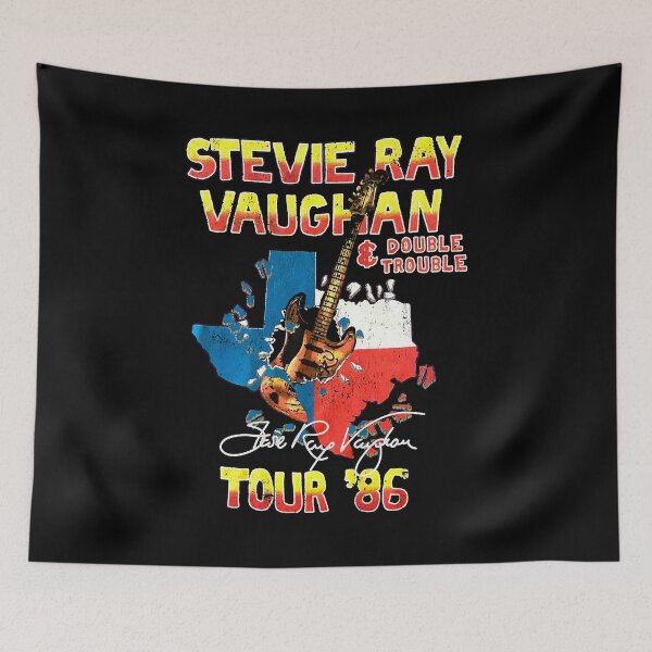 Item preview, Vintage Stevie Ray Vaughan Tour 86 designed and sold by JewellMcChesney.