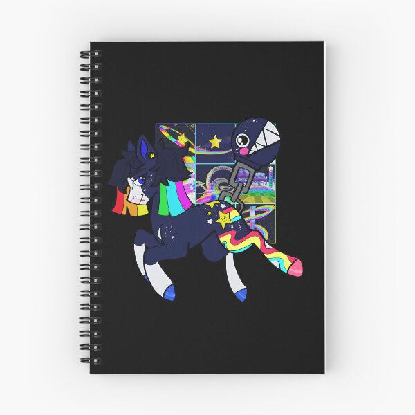 Item preview, Colorful Pony with Rainbow Mane and Starry Background designed and sold by Baby-Care.