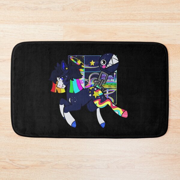 Item preview, Colorful Pony with Rainbow Mane and Starry Background designed and sold by Baby-Care.