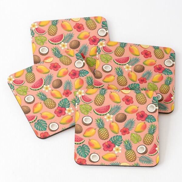Item preview, Tropical Fruit Seamless Pattern Summer Beach designed and sold by Herodestroyer.