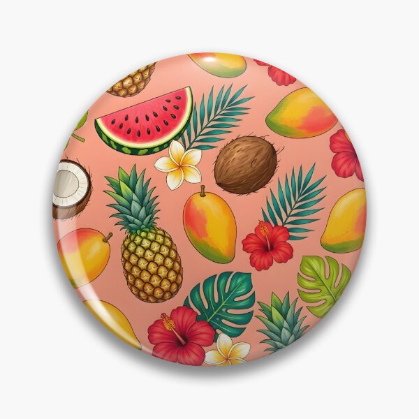 Item preview, Tropical Fruit Seamless Pattern Summer Beach designed and sold by Herodestroyer.
