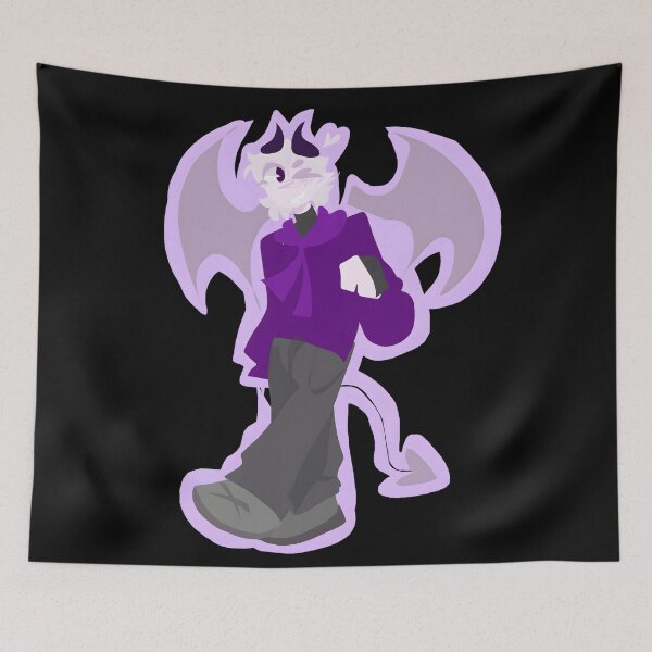 Item preview, Whimsical Demon Character Illustration designed and sold by Baby-Care.