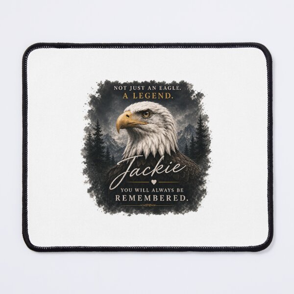 Item preview, not just an eagle a legend jackie and shadow bald eagle tribute memorial designed and sold by AdamPaul67.