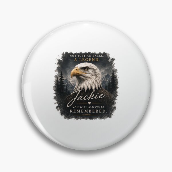 Item preview, not just an eagle a legend jackie and shadow bald eagle tribute memorial designed and sold by AdamPaul67.
