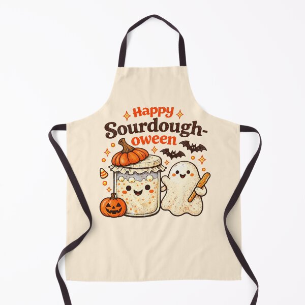 Item preview, Happy Sourdough-oween | Cute Sourdough Halloween Pun designed and sold by azule1.