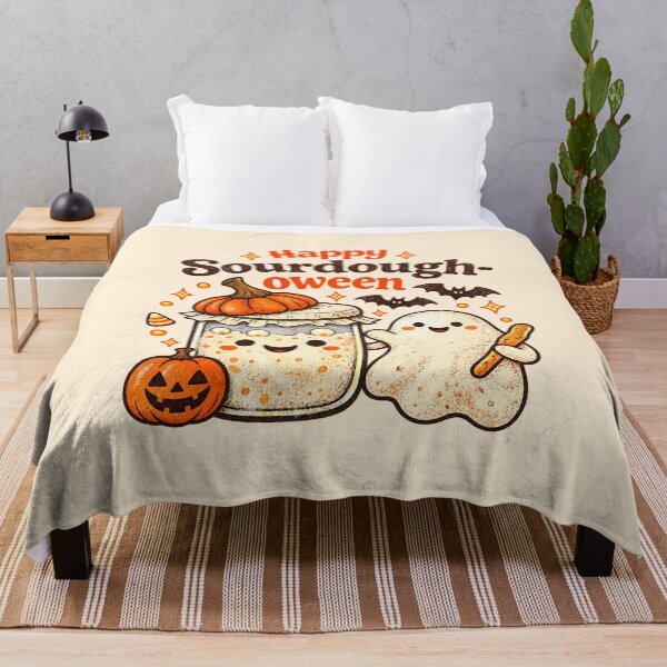 Item preview, Happy Sourdough-oween | Cute Sourdough Halloween Pun designed and sold by azule1.