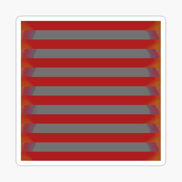 Item preview, Steel Stripes on Red and Orange  designed and sold by amytraylor.