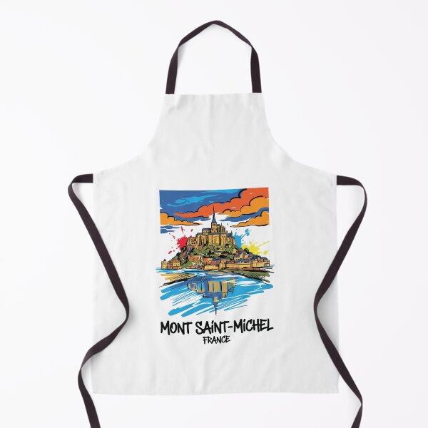 Item preview, Mont Saint Michel France Fairytale Castle Art designed and sold by Merch by Das Design Studio.