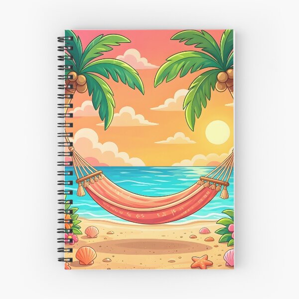 Item preview, Tropical Beach Hammock Sunset Palm Trees designed and sold by Herodestroyer.