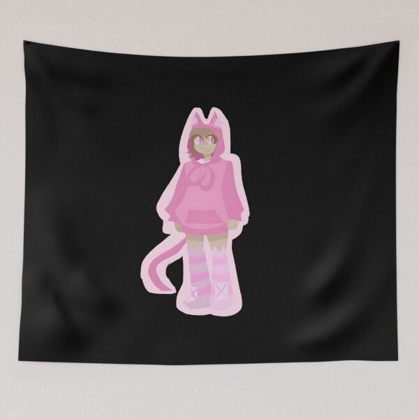 Item preview, Cute Pink Cat Character Design designed and sold by Baby-Care.