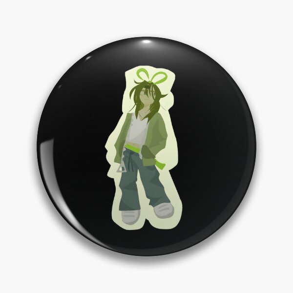 Item preview, Stylish Anime Character with Green Accents designed and sold by Baby-Care.
