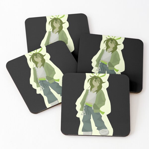 Item preview, Stylish Anime Character with Green Accents designed and sold by Baby-Care.