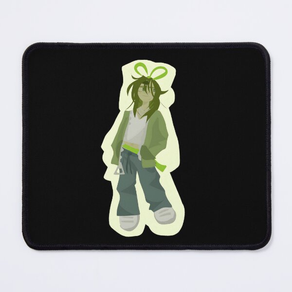 Item preview, Stylish Anime Character with Green Accents designed and sold by Baby-Care.