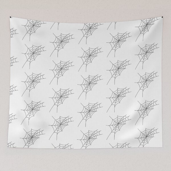 Item preview, Spooky Spider Web Line Art — Minimalist Halloween Cobweb Vector designed and sold by LYAN-STORE.