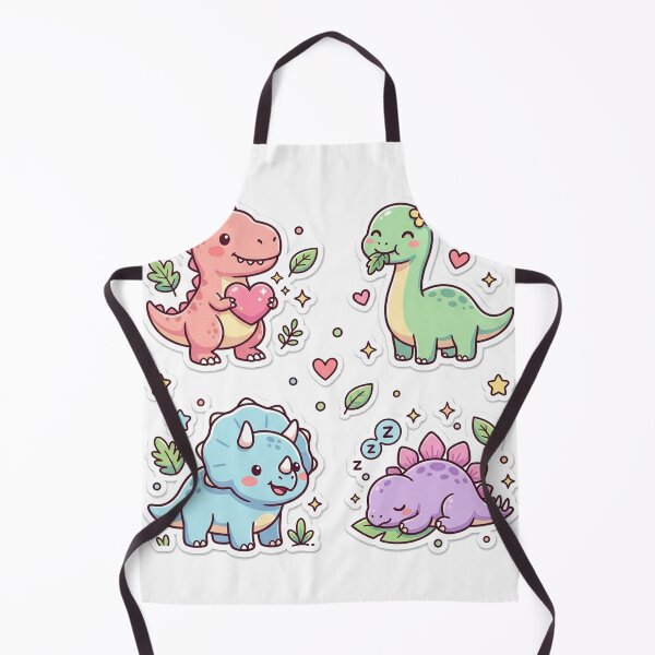 Item preview, Cute Kawaii Dinosaur Sticker Pack designed and sold by ShairoArt.