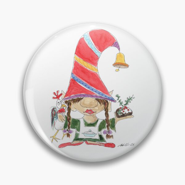 Item preview, Christmas, Wichtel Girl Cook, Weihnachten, Wichtelmädchen Weihnachtskoch designed and sold by Anke‘s Bazaar.