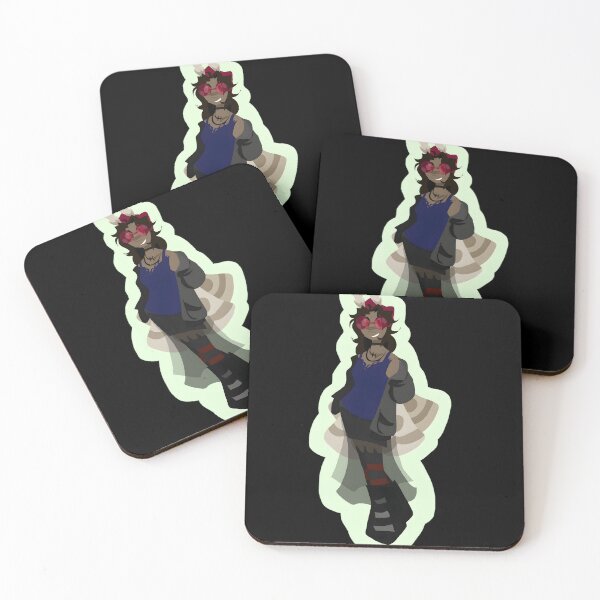 Item preview, Stylish Character with Horns and Red Sunglasses designed and sold by Baby-Care.