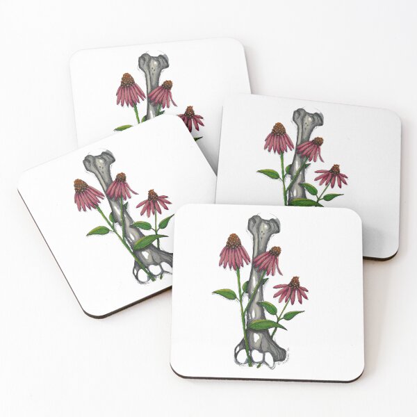 Item preview, cone flowers and a humerus designed and sold by JJPA-C.