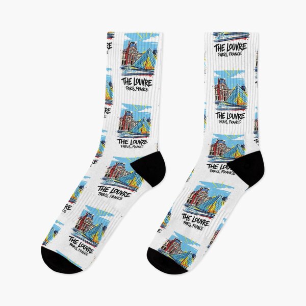 Item preview, Louvre Museum Paris France Art Print designed and sold by Merch by Das Design Studio.