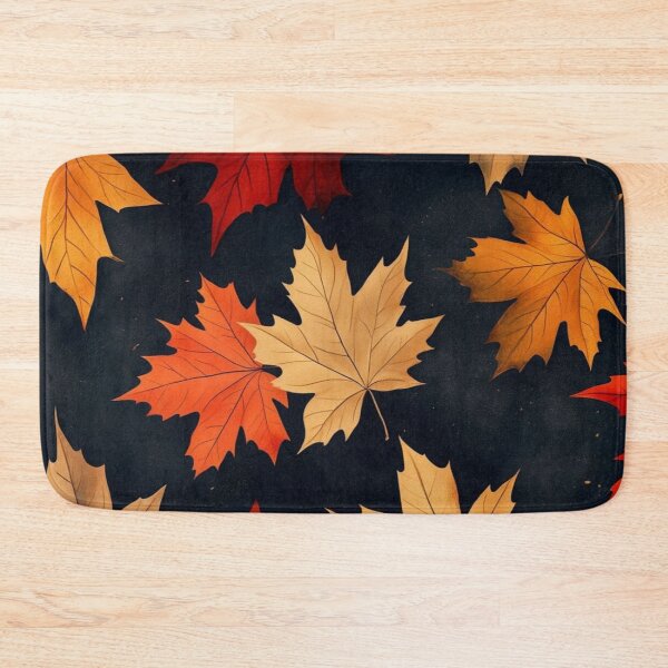 Item preview, Autumn Maple Leaves Pattern — Red Gold and Orange Fall Foliage designed and sold by LYAN-STORE.
