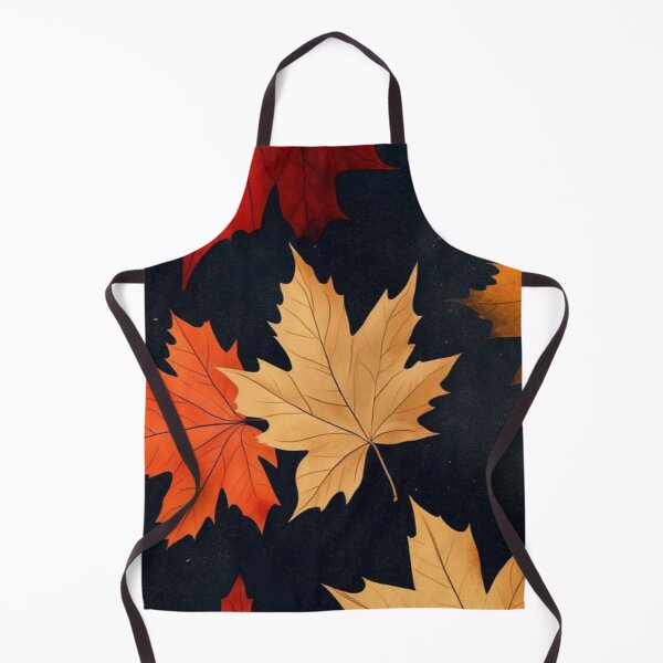 Item preview, Autumn Maple Leaves Pattern — Red Gold and Orange Fall Foliage designed and sold by LYAN-STORE.