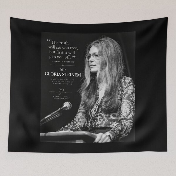 Item preview, Gloria Steinem designed and sold by mynarasolwy.