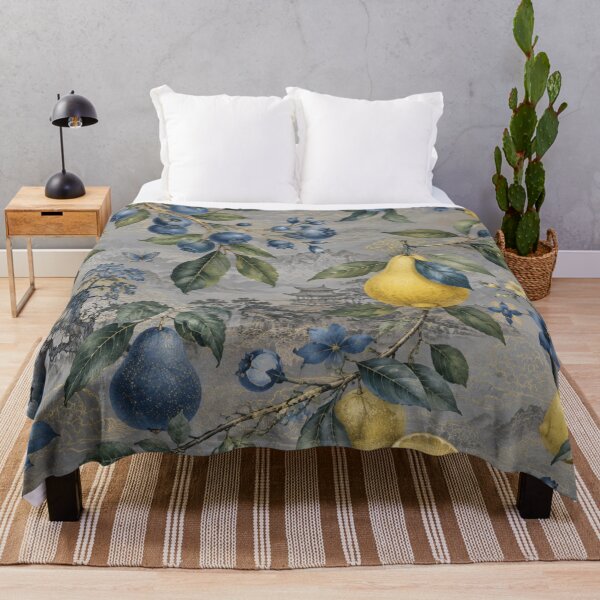 Item preview, Botanical elements combined with a delicate East Asian landscape designed and sold by Sigtrix.