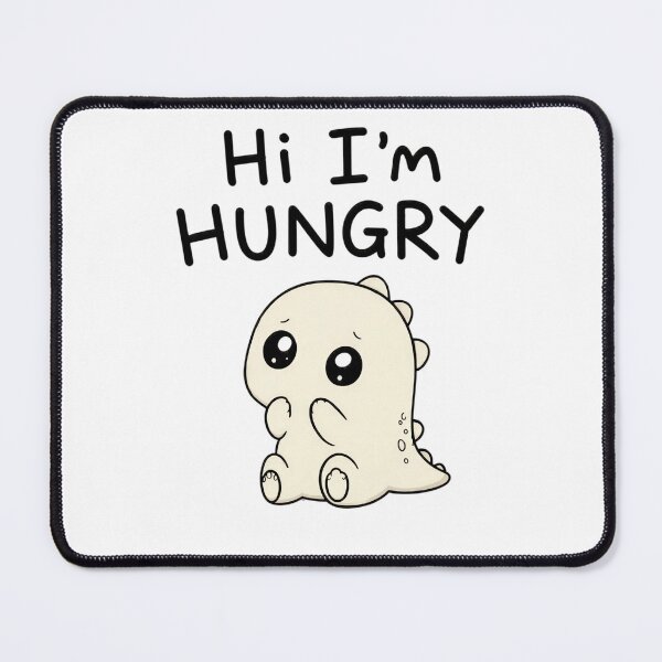 Item preview, Hi I'm Hungry – Cute Baby Dino Colored Illustration designed and sold by RON-FASHION.